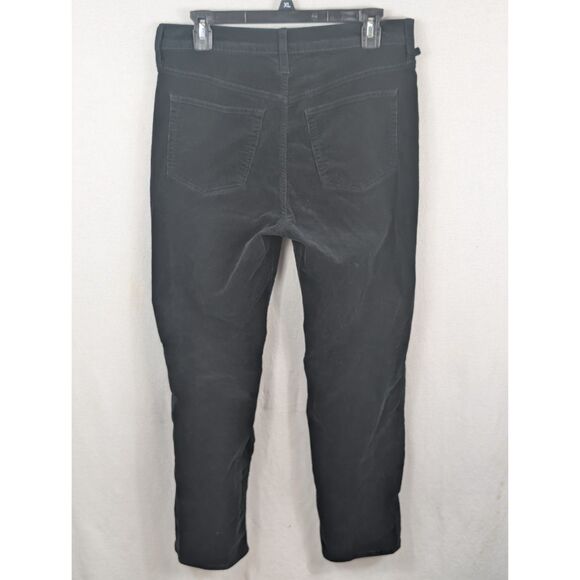 J. Crew Full Length Straight Corduroy Pants Black Women's Size 29 - Picture 8 of 14